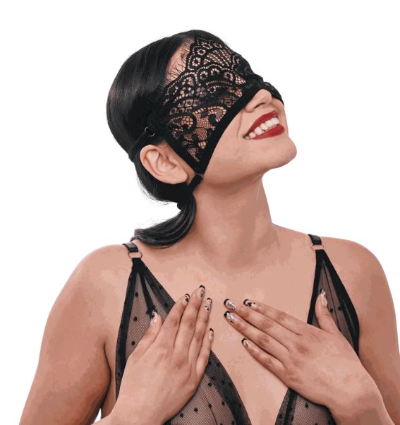 LACE VEILED VISION BLINDFOLD