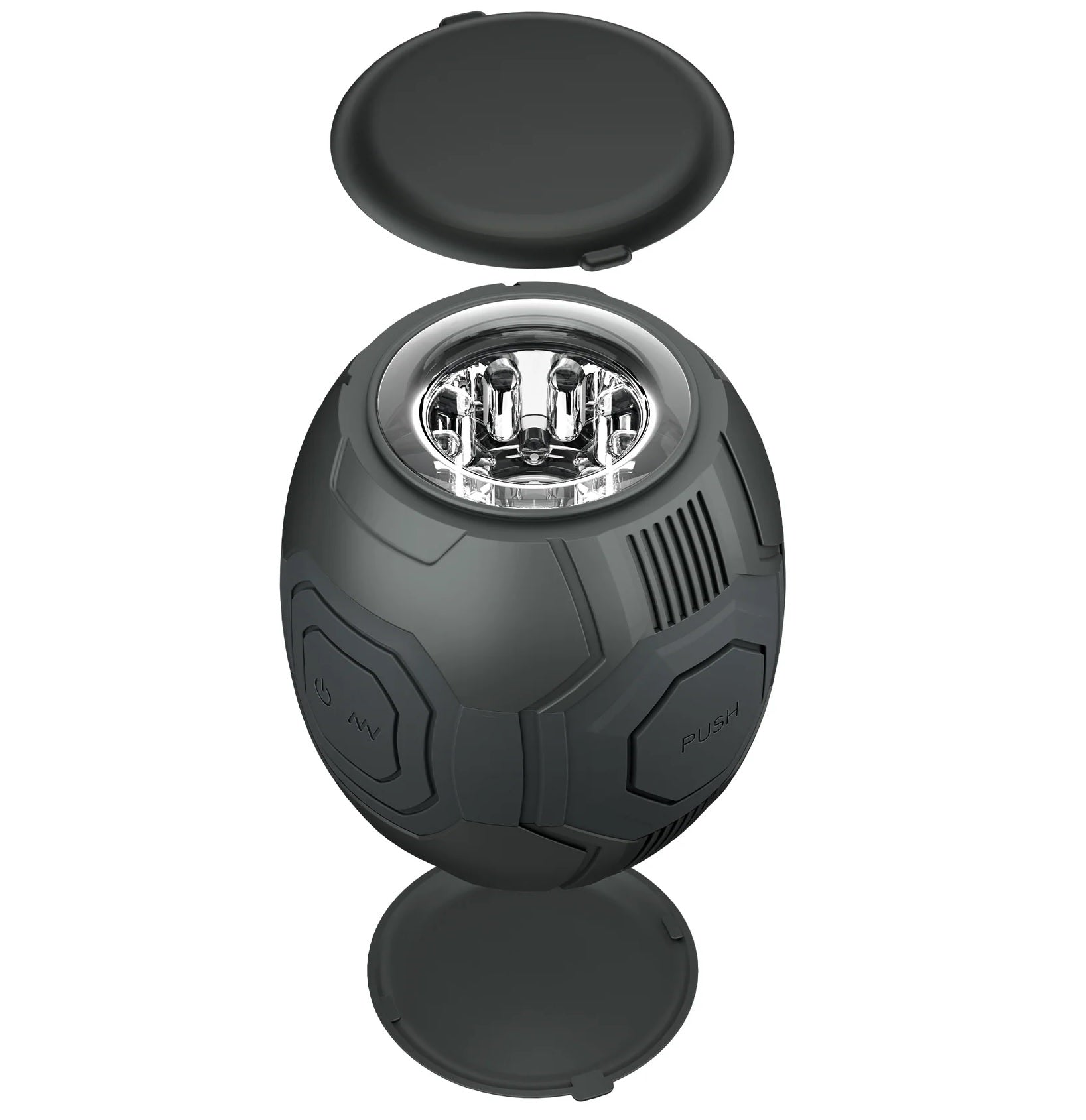 M FOR MEN DOME X VIBRATING MASTURBATOR BLACK