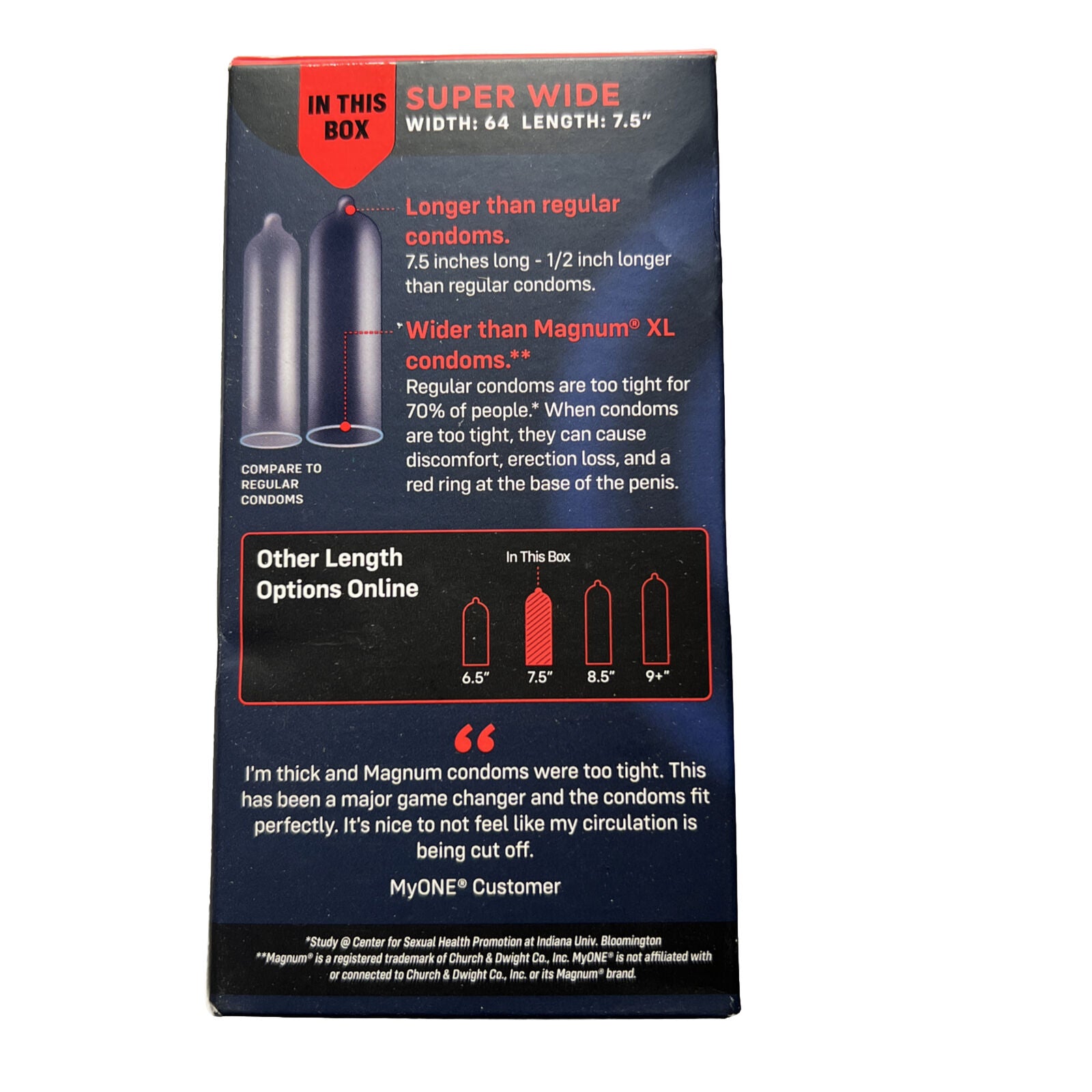 MYONE SUPER WIDE 10 CT