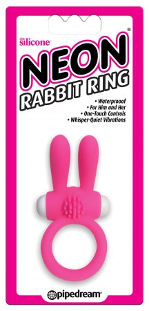 Neon Rabbit Ring – Pink
