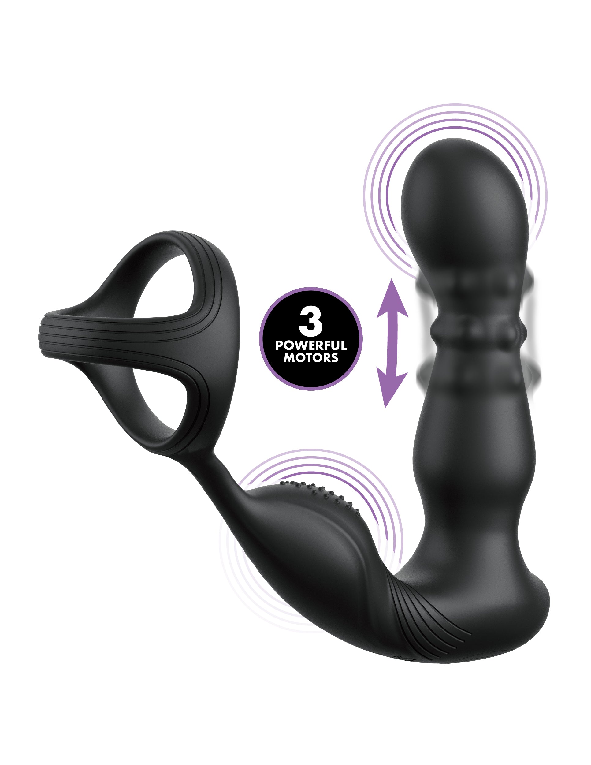 ANAL FANTASY ELITE ASS-GASM SLIDE & GLIDE - BLACK