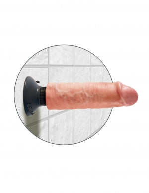 KING COCK 6 IN COCK FLESH VIBRATING
