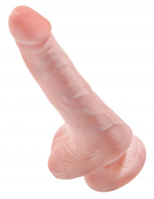 KING COCK 6 IN COCK W/BALLS LIGHT