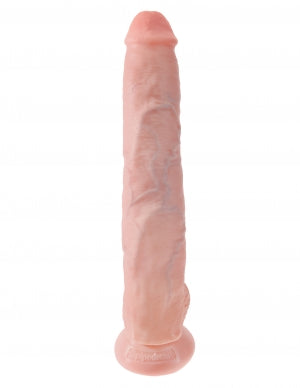 King Cock 14" Cock With Balls – Light