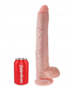 King Cock 14" Cock With Balls – Light