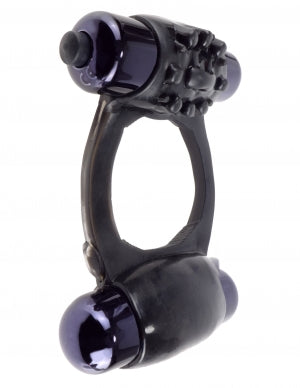 FANTASY C RINGZ DUO VIBRATING SUPER RING BLACK
