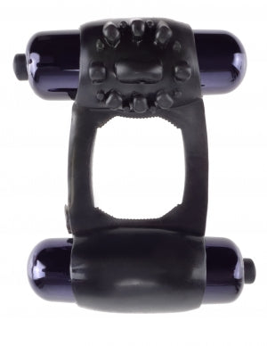 FANTASY C RINGZ DUO VIBRATING SUPER RING BLACK