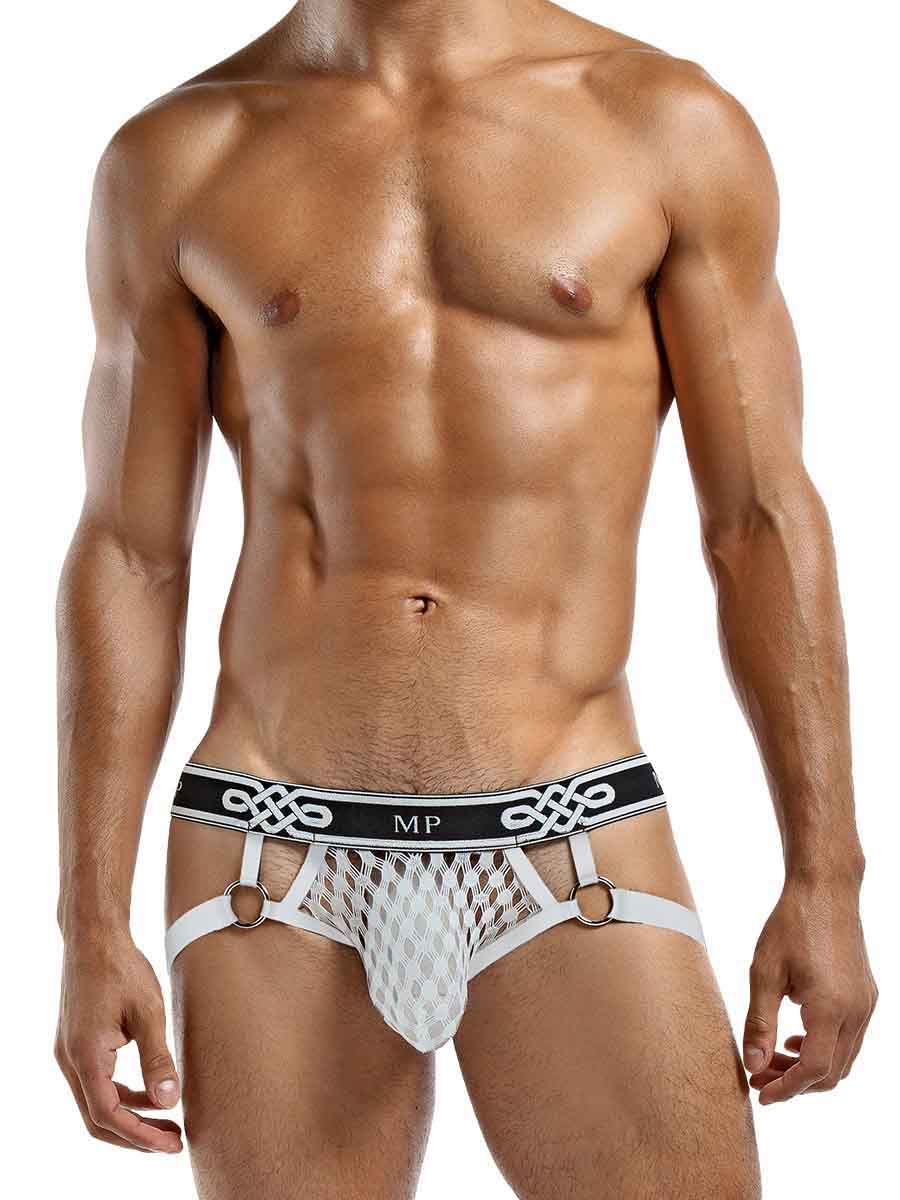 PEEP SHOW JOCK RING WHITE LARGE/ XL