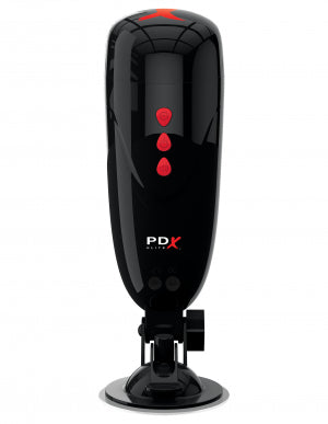 PDX ELITE DIRTY TALK STARTER STROKER LIGHT/BLACK