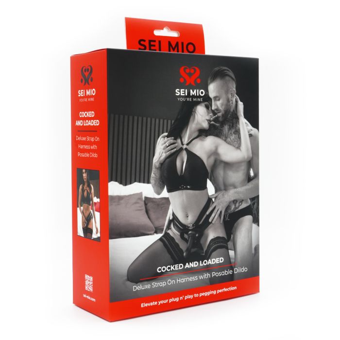 SEI MIO COCKED AND LOADED ADVANCED STRAP ON HARNESS AND 6.5 DILDO