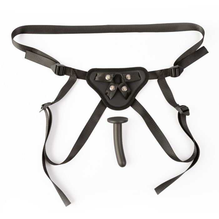 SEI MIO PERFECTLY PEGGED BEGINNERS STRAP ON HARNESS AND 5' DILDO