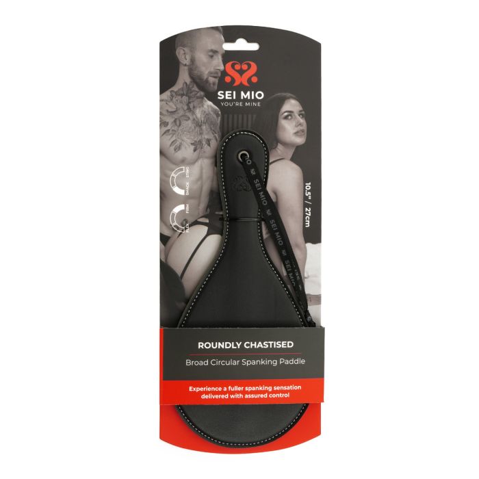 SEI MIO ROUNDLY CHASTISED BROAD CIRCULAR SPANKING PADDLE