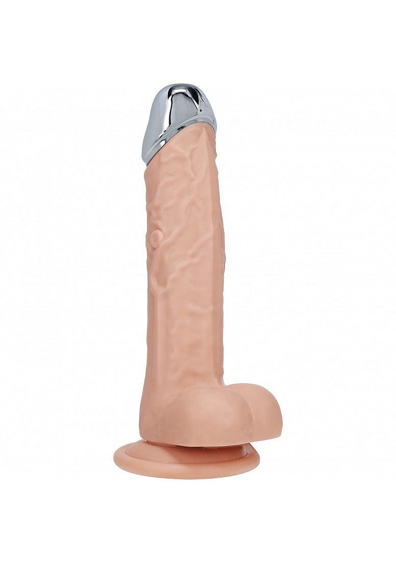 REALROCK WIRELESS RECHARGEABLE METALHEAD REGULAR STRAIGHT 7IN W/BALLS