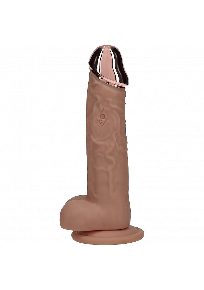 REALROCK WIRELESS RECHARGEABLE METALHEAD REGULAR STRAIGHT W/BALLS TAN
