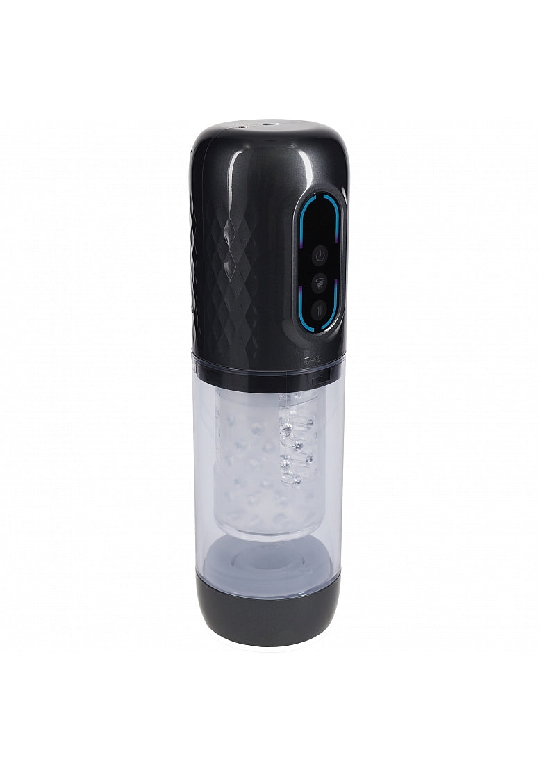 PUMPED VORTEX MASTURBATOR SUCTION ROTATION THRUSTING DI