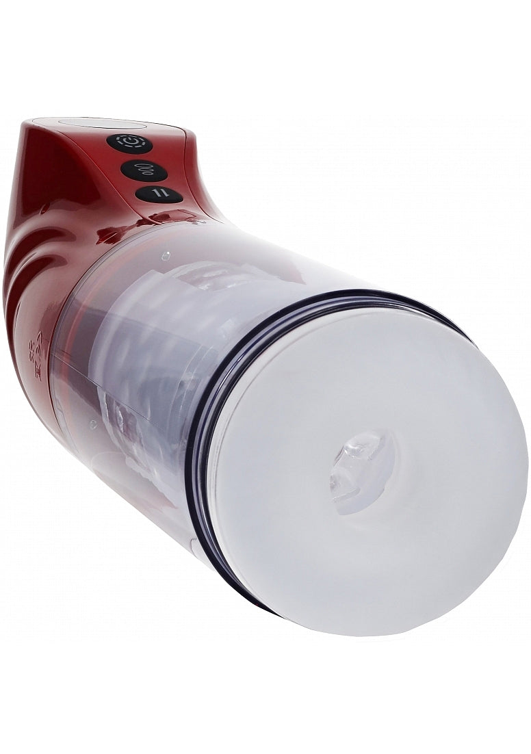 PUMPED STROKEMATE MASTURBATOR SUCTION ROTATION THRUSTING