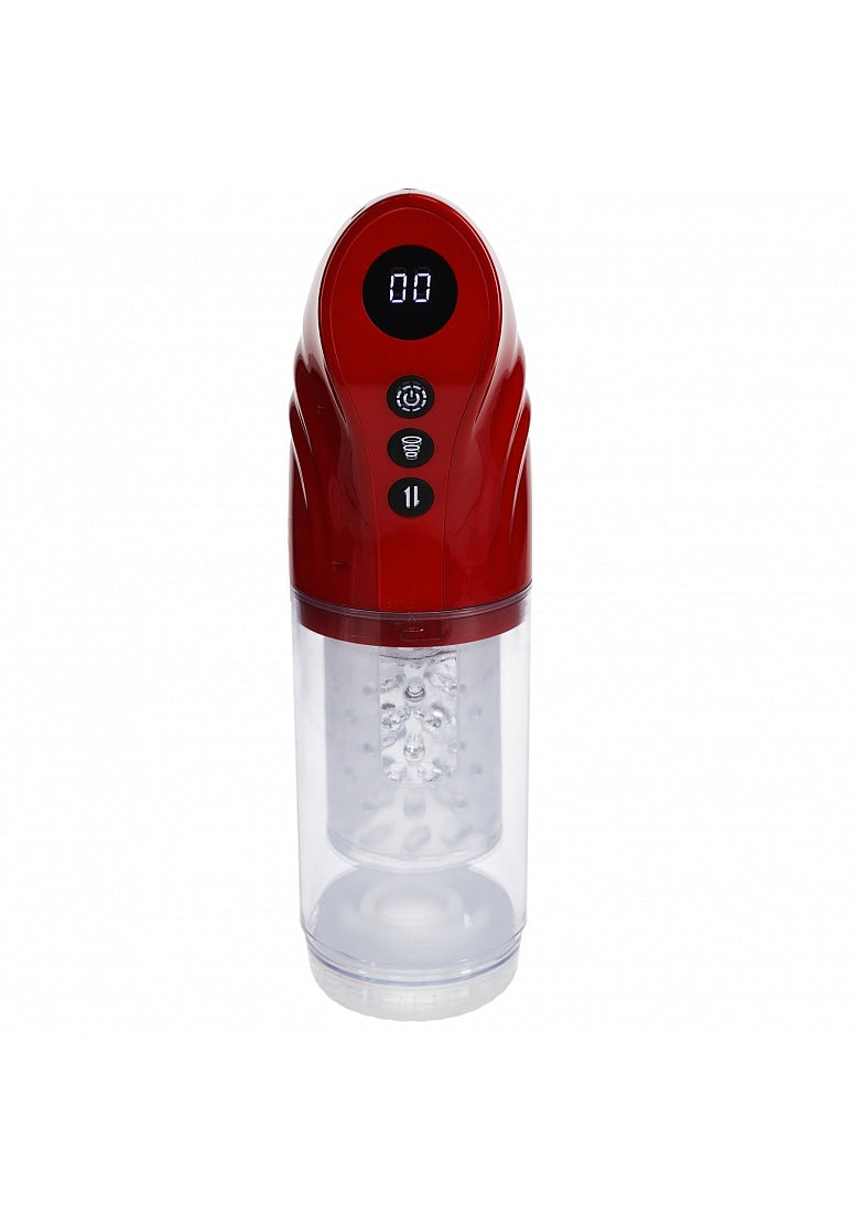 PUMPED STROKEMATE MASTURBATOR SUCTION ROTATION THRUSTING