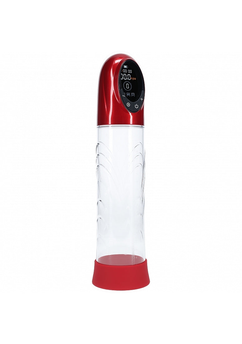 PUMPED CYBERPULSE AUTOMATIC WATERPROOF METALLIC RED