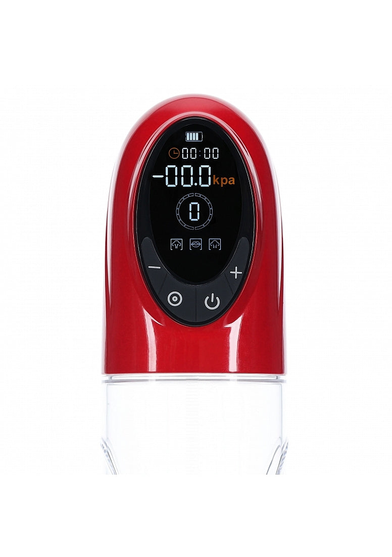 PUMPED CYBERPULSE AUTOMATIC WATERPROOF METALLIC RED