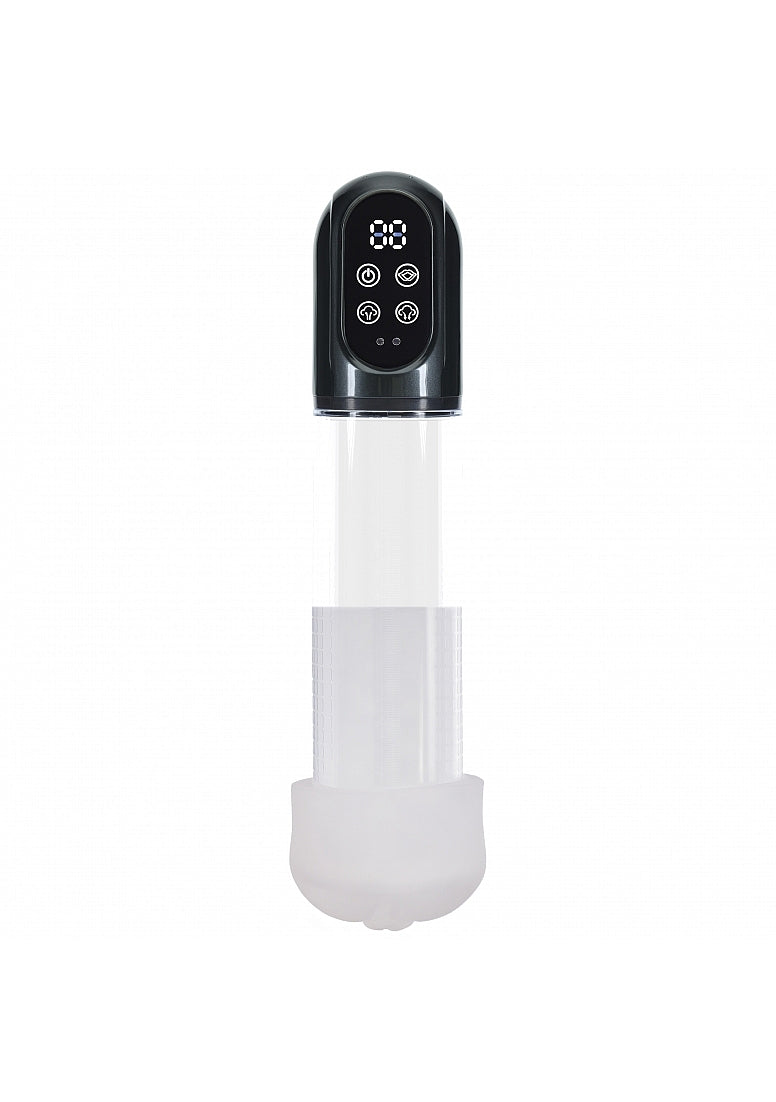 PUMPED ENGAGE AUTOMATIC PUMP MASTUBATOR GUN METAL