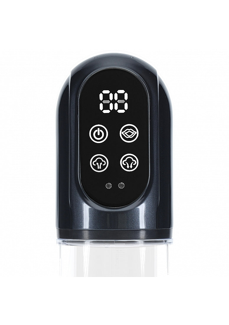 PUMPED ENGAGE AUTOMATIC PUMP MASTUBATOR GUN METAL