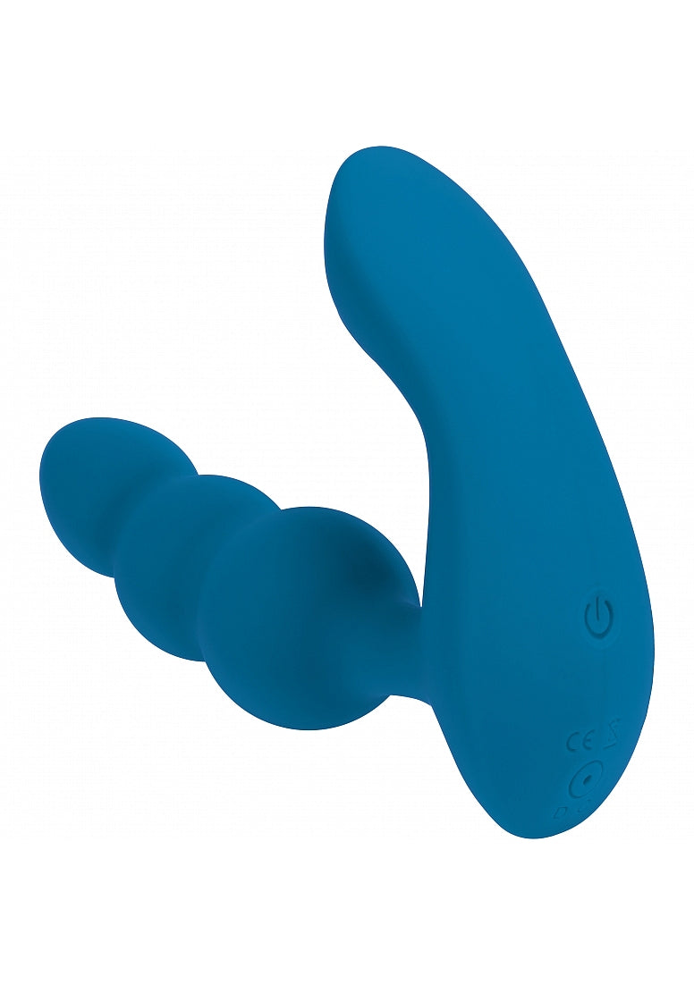LEVELZ DUAL MOTOR REMOTE SILICONE PROSTATE STIMULATOR TEAL