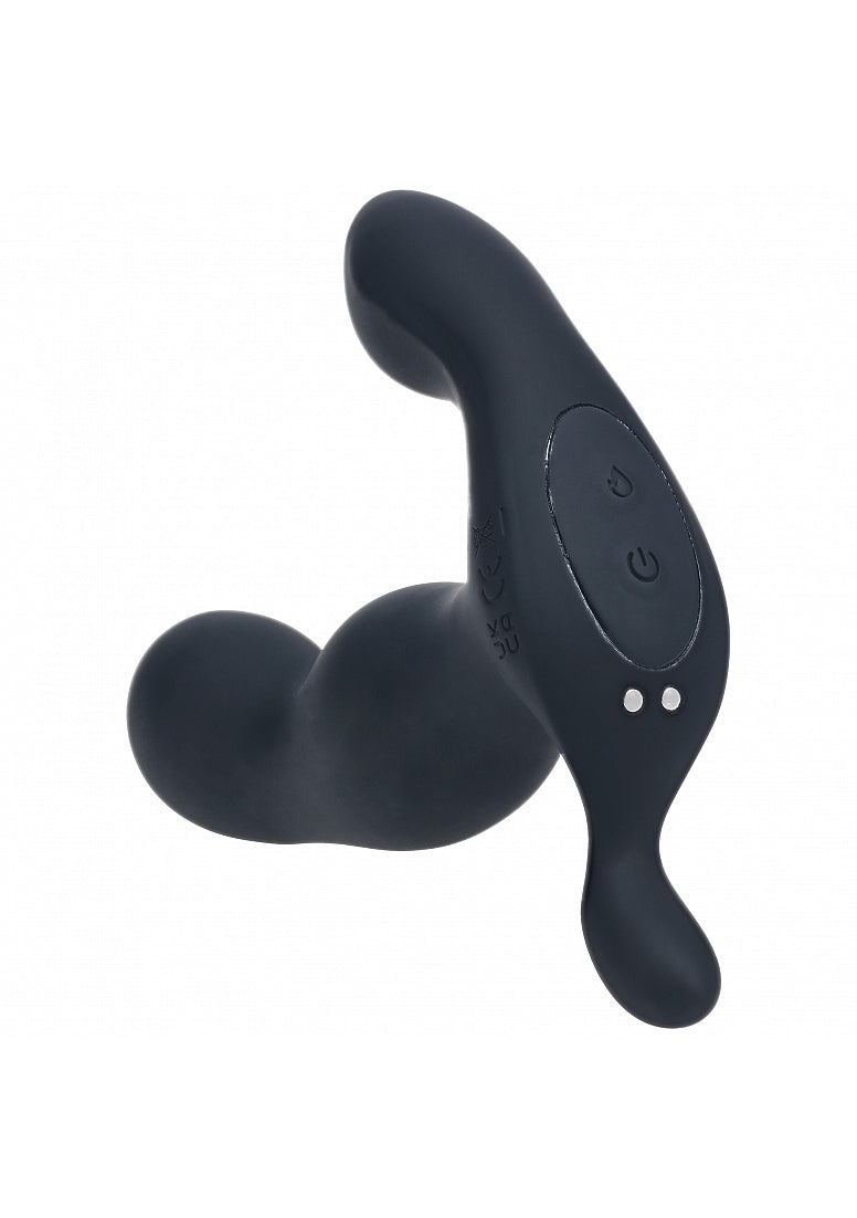 LEVELZ HEATING & VIBRATING SILICONE PROSTATE STIMULATOR BLACK
