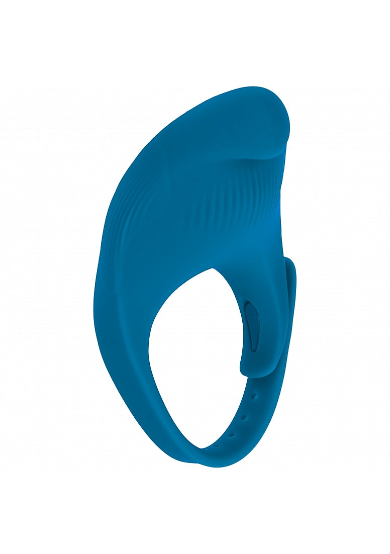 LEVELZ ADJUSTABLE VIBRATING COCK RING TEAL