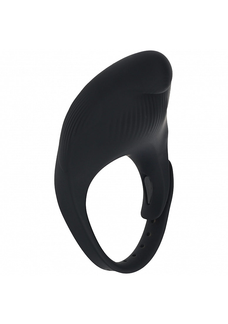 LEVELZ ADJUSTABLE VIBRATING COCK RING BLK