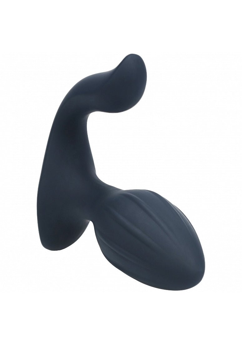 LEVELZ VIBRATING & ROTATING SILICONE ANAL PLUG BLACK