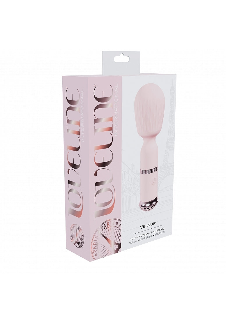LOVELINE VELOUR MINI WAND PINK