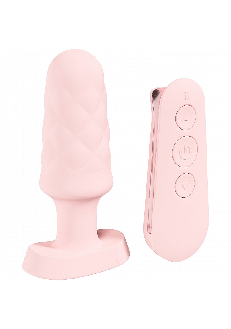 LOVELINE VELVET REMOTE CONTROL VIBRATING PINK