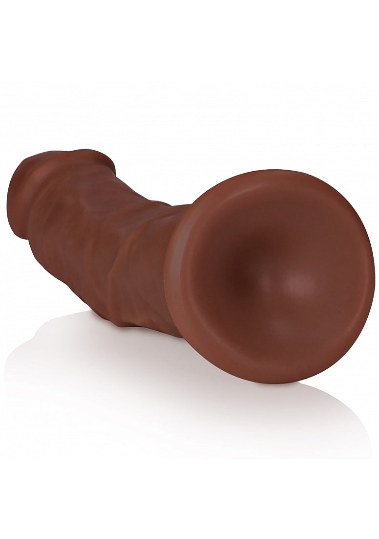 REALROCK REALISTIC SKIN CURVED REALISTIC DILDO 6.5 "