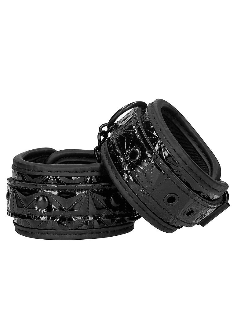 OUCH! LUXURY HAND CUFFS BLACK
