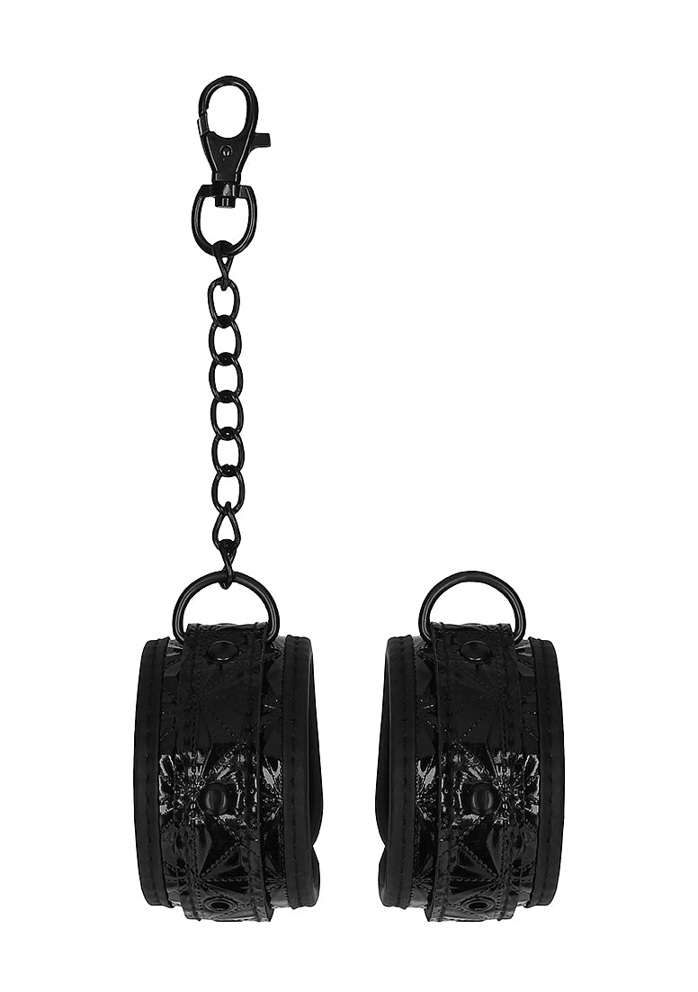 OUCH! LUXURY HAND CUFFS BLACK
