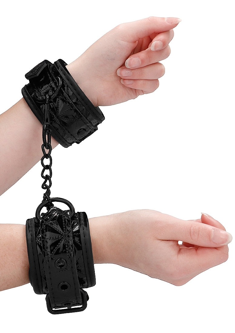 OUCH! LUXURY HAND CUFFS BLACK