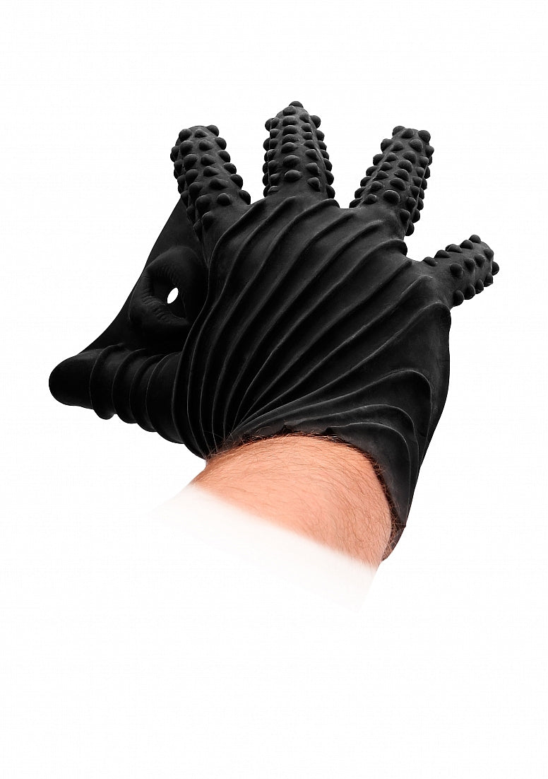 MASTURBATION GLOVE BLACK