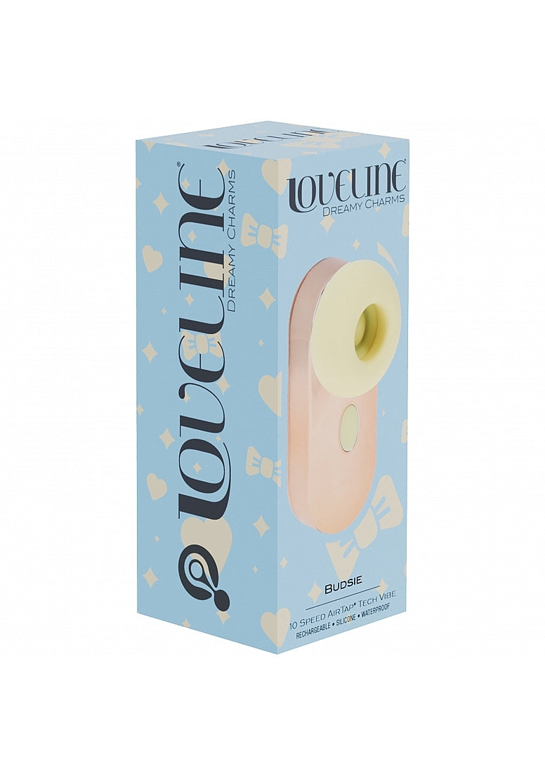 LOVELINE BUDSIE AIRTAP VIBE RECHARGEABLE YELLOW