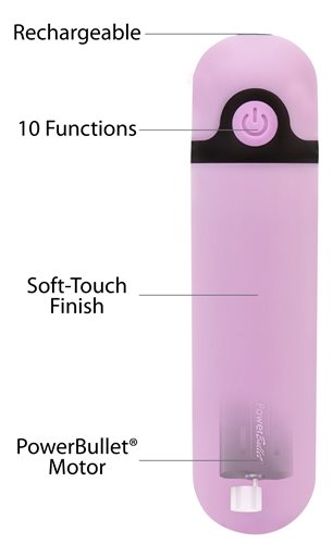 SIMPLE & TRUE RECHARGEABLE BULLET PURPLE