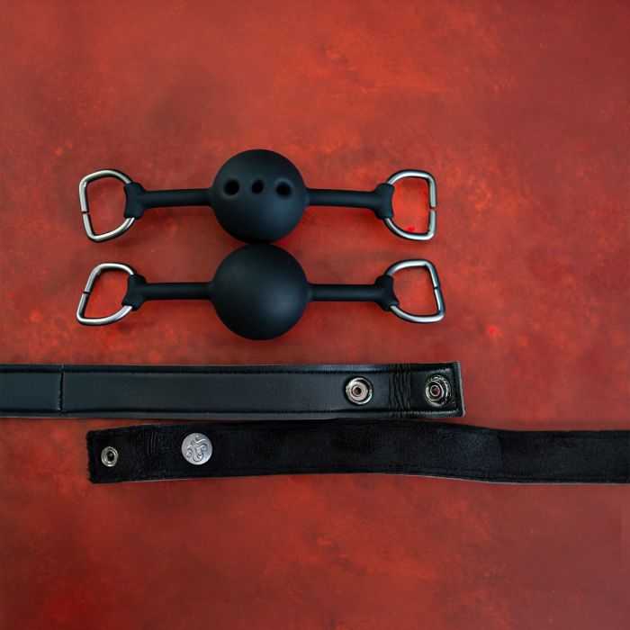 SEI MIO SILENT AUTHORITY PROGRESSIVE INTERCHANGEABLE BALL GAG SET