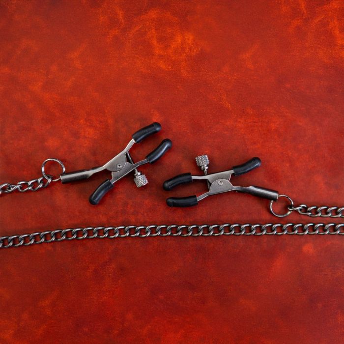 Sei Mío Nip and Tug Adjustable Nipple Clamp Chain