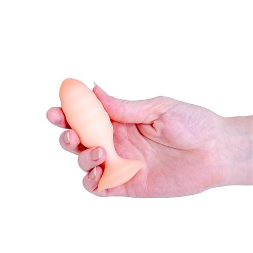 SOFTIES DUAL LAYER BUTT PLUG 4 BUTT PLUG 4 ORANGE