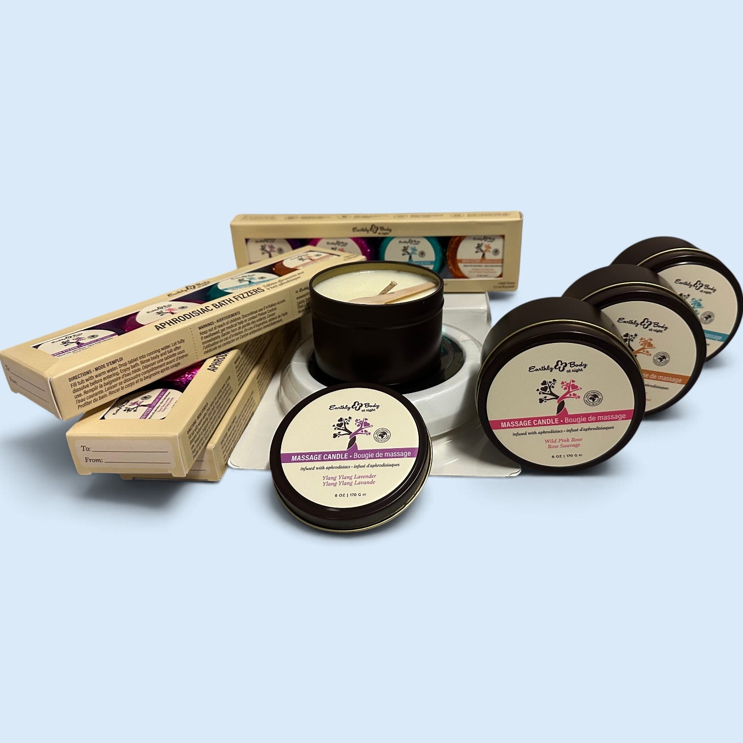 EARTHLY BODY AT NIGHT BATH APHRODISIAC SET