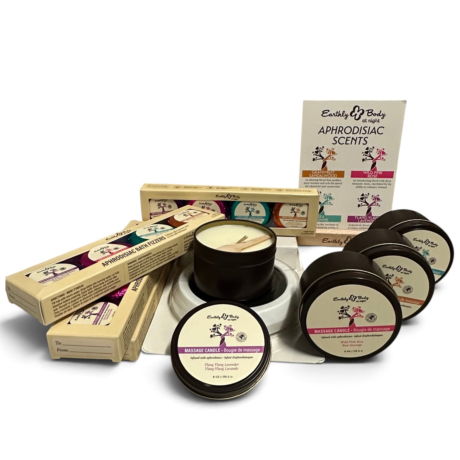 EARTHLY BODY AT NIGHT BATH APHRODISIAC SET