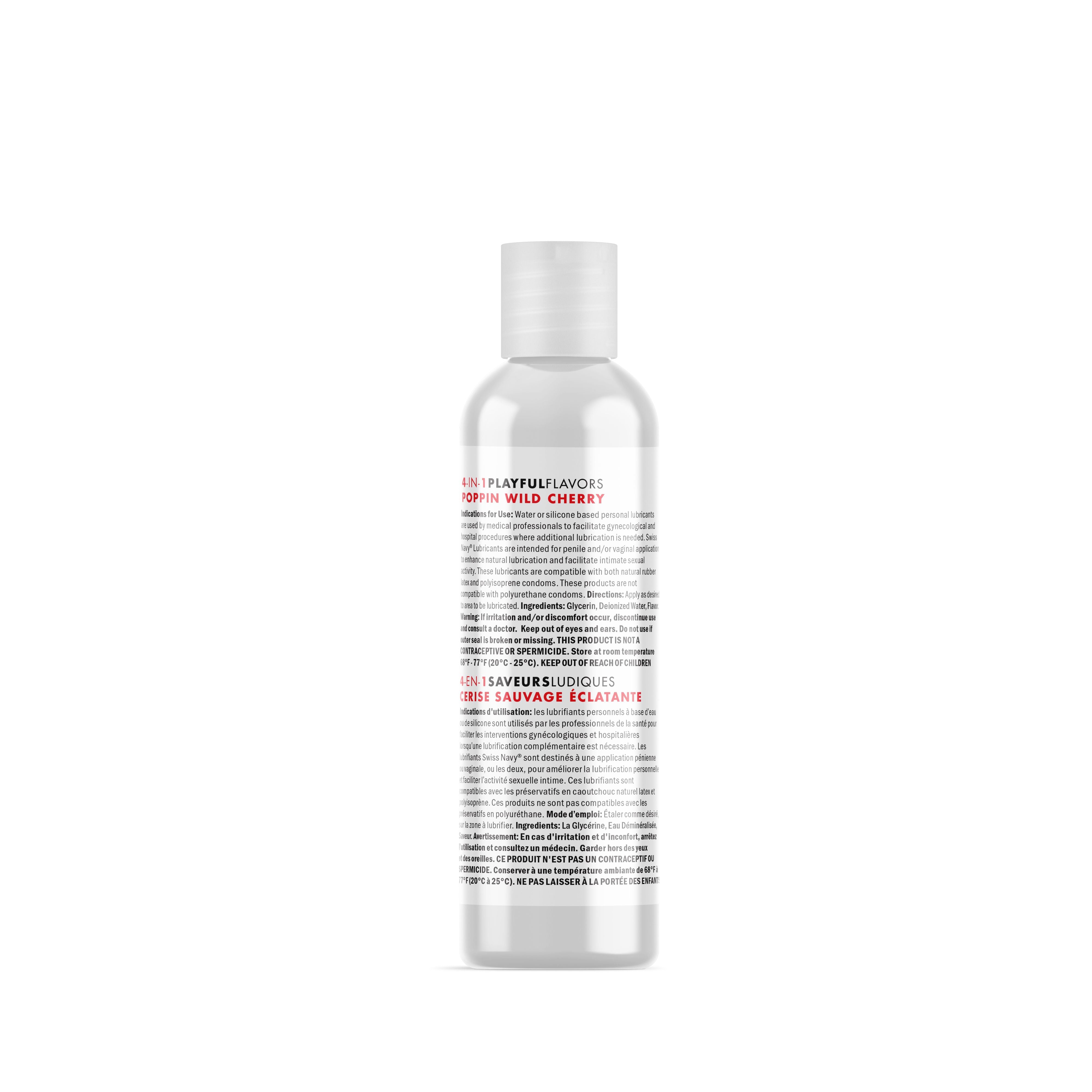 SWISS NAVY 4 IN 1 PLAYFUL FLAVORS POPPIN WILD CHERRY 1OZ