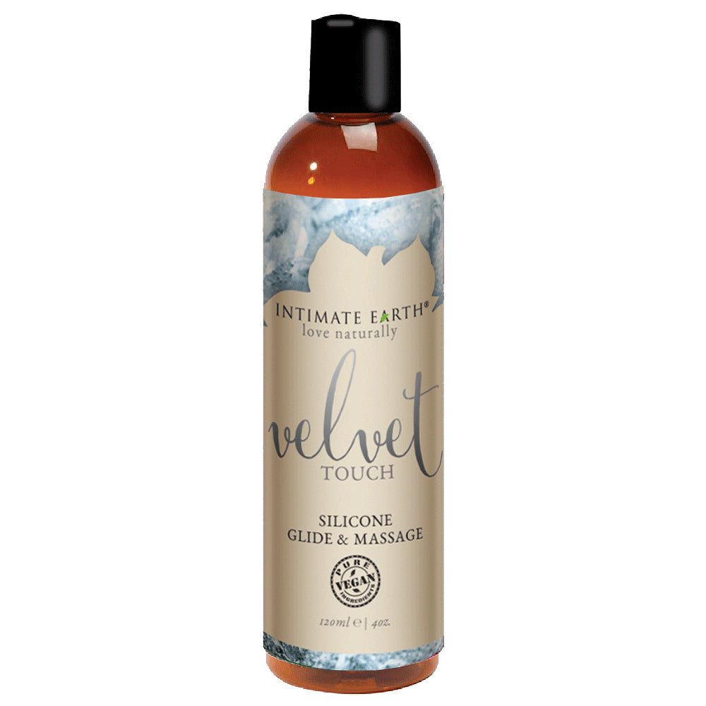 INTIMATE EARTH VELVET TOUCH SILICONE GLIDE & MASSAGE 4oz