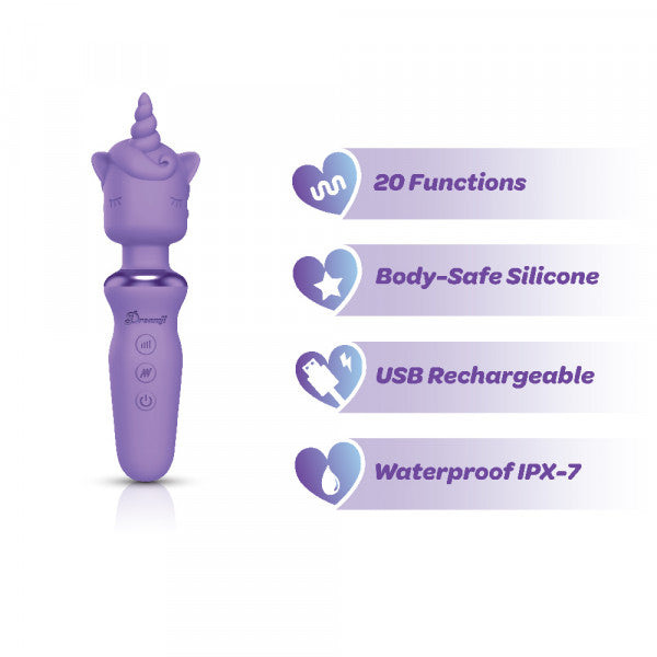 VIBEN DREAMII WAND POWERFUL UNICORN LILAC WAND